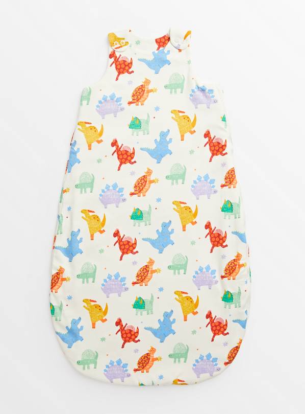 Dinosaur Print 1.5 Tog Sleeveless Sleeping Bag  0-6 Months